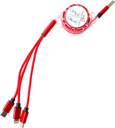 FTM 3-in-1 Cable 2 A 1 m HIGH QUALITY PVC 3in1 Charging cable