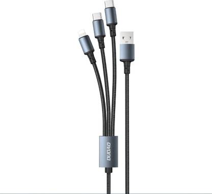 DUDAO 3-in-1 Cable 6 A 1 m Soft Silicon L8A-3 IN 1