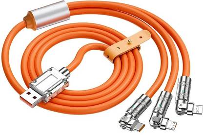 Life Like 3-in-1 Cable 1.2 m 180 Degree Rotation 120W 3 IN 1 Fast Charging Cable