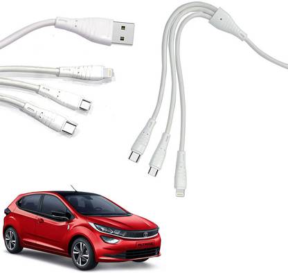 AUTO PEARL 3-in-1 Cable 1 m 3 in 1 WL-49 Rapid Data Cable compatible with Altroz