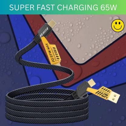 SACRO 4-in-1 Cable 1 m 4 IN 1 Braided Multi Functional Fast Charging Cable with Fast Data TransferE72