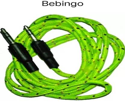 Bebingo AUX Cable 1 m Aux cable for Mobile, Tables & All Music Devices - A12