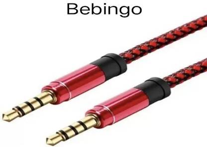 Bebingo AUX Cable 1 m Aux cable for Mobile, Tables & All Music Devices - A6