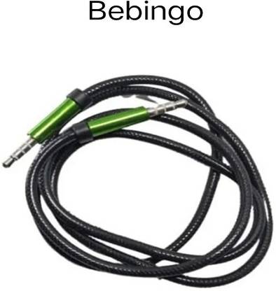 Bebingo AUX Cable 1 m Aux cable for Mobile, Tables & All Music Devices - A28