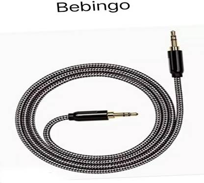Bebingo AUX Cable 1 m Aux cable for Mobile, Tables & All Music Devices - A29