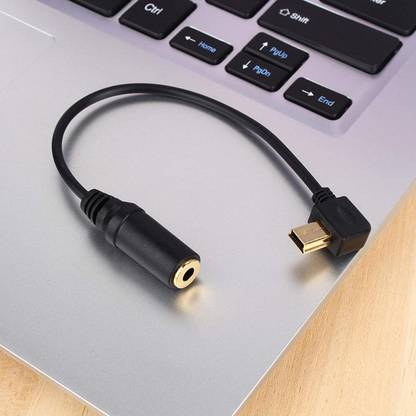 TECHGEAR AUX Cable 0.02 m Mini usb v3 to aux 3.5 mm audio cable for action camera