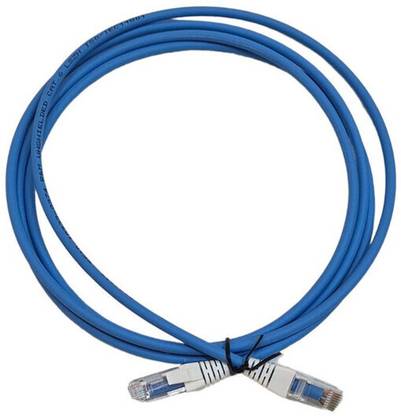 R&M Ethernet Cable 2 m Patch Cord Cat6 U/UTP 4P LSZH Ethernet Cable | High-Performance PC C6 Blue Network Cable
