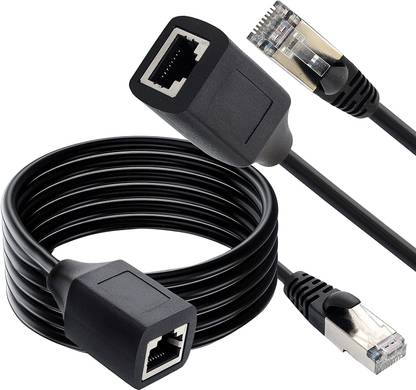 STORITE Ethernet Cable 3 m Cat6 RJ45 Network Patch Cord Male to Female Connector