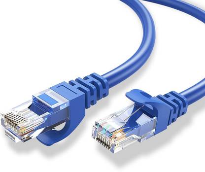 Windup Ethernet Cable 1.5 m Ultra-Fast Cat 6 Ethernet Patch Cord /Lan Network High Speed 550MHZ Supports Upto 1000Mbps Internet RJ-45 Lan Cable