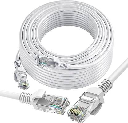 Techy-tech Ethernet Cable 5 m 5 Meter RJ45 Cat6 Ethernet LAN Cable Support Hi-Speed Gigabit Upto 1000Mbps