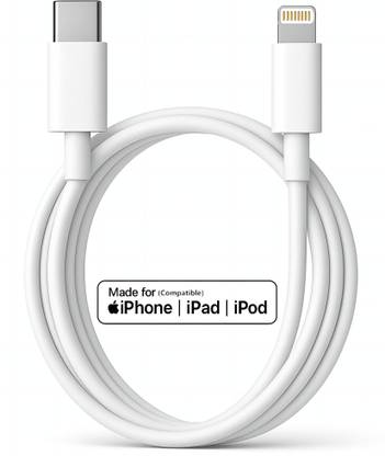 RoarX Lightning Cable 6 A 1 m Type-C to Lightning Cable Apple Certified (Mfi) Sync & Charge Cable