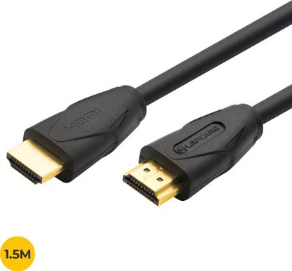 LAPCARE HDMI Cable 1.5 m Copper Wire High Speed 2.0 Cable with Ethernet + 3D True Ultra HD