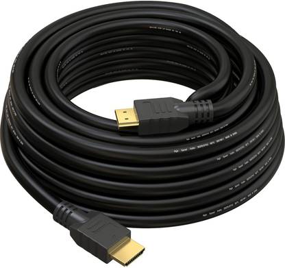 Mebako HDMI Cable 10 m HDMI Cable HIGH SPEED Gold Platted Male To Male with Ethernet