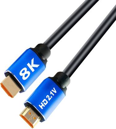 spincart HDMI Cable 3 m 8K HDMI 2.1 V Cable 48Gbps Ultra HD High-Speed HDMI Cord 8K@60Hz