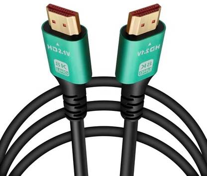 ULTRABYTES HDMI Cable 3 m 8K HDMI Cable 2.1, (Certified) 8K@60Hz & 4K @120Hz 144Hz 48Gbps HDMI 2.1, Ultra High Speed Braided HDMI Cord, HDCP 2.2& 2.3, eARC, HDR10, Compatible Roku TV/PS5/HDTV/Blu-ray