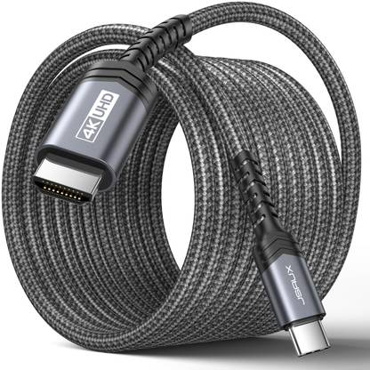 Zomei HDMI Cable 3.048 m Type C HDMI Cable 4K 60Hz 10ft Nylon Braided