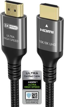 LT Lappy Top HDMI Cable 1.5 m Certified HDMI 8k 48Gbps Ultra High Speed Cable 1.5 Meter Console cd dvd avr