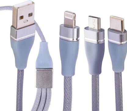 SOniLEX HDMI Cable 1.2 m SL-CDC-310 TRIPLE POWER 3-IN-1 CHARGING CABLE 1200 MM(MICRO+TYPE C+ iOS)