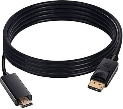 autoskills HDMI Cable 1.5 m Display Port (DP) to HDMI Gold Plated Cable Male to Male 1.5m