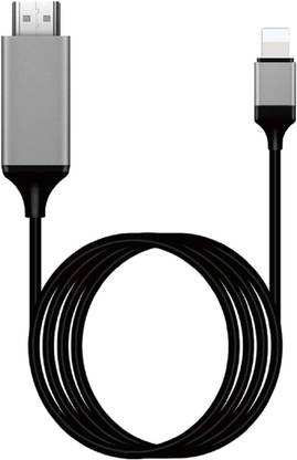 DooBuy Lightning Cable 2 m Lightning to HDMI Adapter for Phone to TV