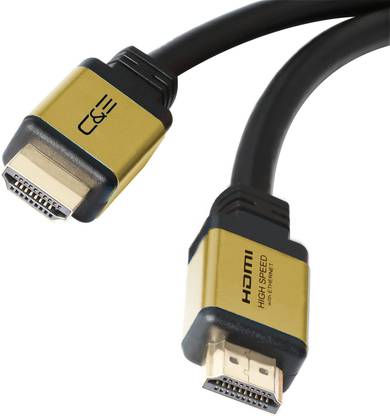 C&E HDMI Cable 0.91 m 3 ft Ultra 4K HDMI Cable 60Hz HDR, High Speed 18 Gbps