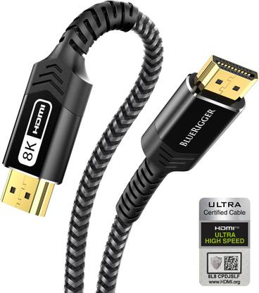 BlueRigger HDMI Cable 1 m HDMI-8K-NEWMOLD