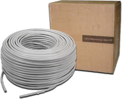 D25 LAN Cable 100 m COPPER Compatible With D_Link Cat6 Networking Cable for Router UTP Outdoor 100Meter Box