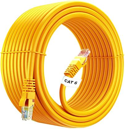EKAAZ LAN Cable 2 m RJ45 Cat-6 Ethernet Patch Internet Cable