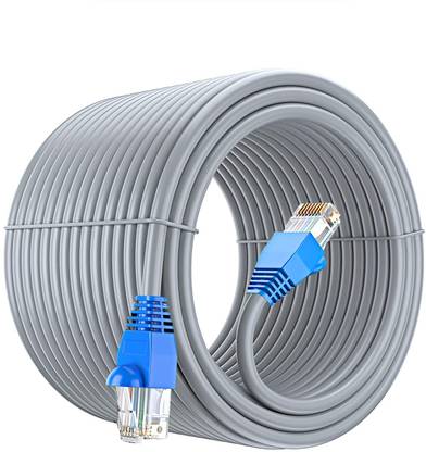 Sadow LAN Cable 100 m 100 Meter Cat 6 Outdoor Ethernet Cable Internet LAN Cable RJ45 Patch Cord