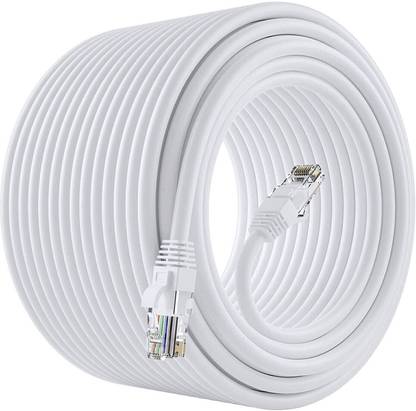 Sadow LAN Cable 20 m 20 Meters CAT5e Ethernet Cable Lan Network CAT6 Internet Modem RJ45 Patch Cord