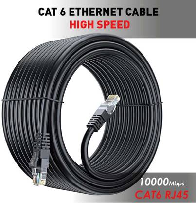 AT Kabel LAN Cable 10 m CAT 6 Ethernet Patch Cable, RJ45
