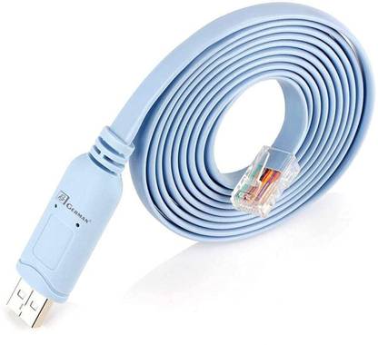 R3 GERMAN LAN Cable 1.8 m USB to RJ45 Cable Console Cable with FTDI Chip 6 FT(1.8M)