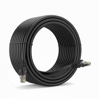 Sadow LAN Cable 50 m 50 Meter Cat5e Outdoor Ethernet LAN Cable Waterproof/UV Resistant