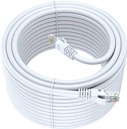 Sadow LAN Cable 20 m High Speed 20 Meter CAT5e Network RJ45 Ethernet Patch Cord Speed Upto 1000Mbps