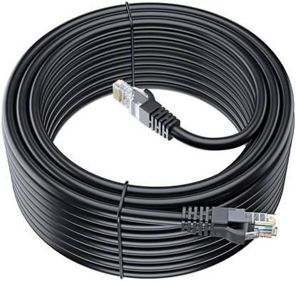 Sadow LAN Cable 10 m 10 Meter Cat5e Outdoor Ethernet Cable Internet LAN Cable RJ45 Patch Cord