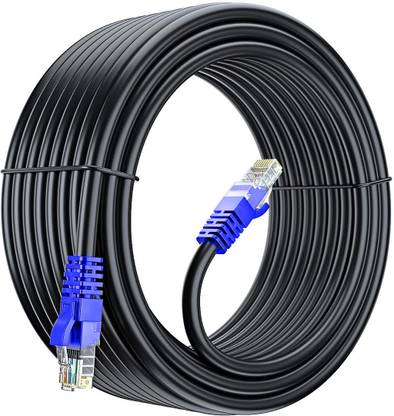 Sadow LAN Cable 20 m 20 Meter Outdoor Cat 6 High Speed Ethernet Cable Solid Internet Network Cable RJ45 Patch LAN Wire for Modem, Router, Switch, Server, ADSL