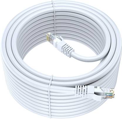 Sadow LAN Cable 30 m 30 Meter CAT5e Ethernet Cable Lan Network CAT5 Internet Modem RJ45 Patch Cord