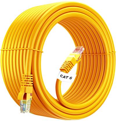 EKAAZ LAN Cable 2 m RJ45 Cat-6 Ethernet Patch Internet Cable