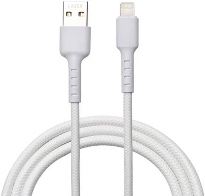 Lazer Lightning Cable 1 m Tangle-free with 3.5A High Speed & Anti-Interference