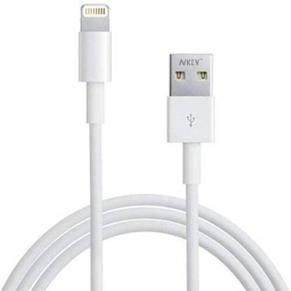 Ankev Lightning Cable 2.8 A 1 m USB to Lightning data cable