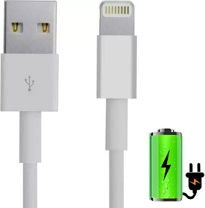 DVJ Lightning Cable 1 m iPHONE SUPER FAST Charging & Data Sync USB Cable Compatible for iPhone