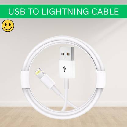 SACRO Lightning Cable 1 m USB A to Lightning Cable Fast Charger Compatible for iphone 11/12/13/14 proQ169