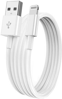 hirdesh Lightning Cable 1 m Lightning to USB Cable 1M WHITE