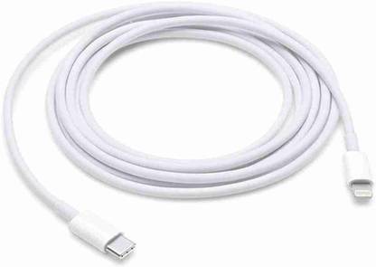 RETOIN Lightning Cable 1 m Type C Cable 1 m 3Ft High Speed USB-C to Lightning Cable (Compatible with 11/11 Pro/ 11 Pro Max /X /XS /XR /XS Max/8/8 Plus, etc., White, One Cable)
