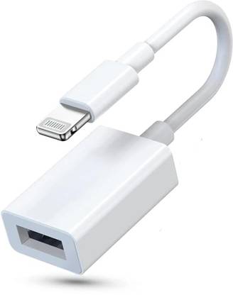 Velmi Lightning Cable 0.5 A 0.1 m Braided Shielding Lightning USB 3.0 OTG Adapter – Multi-Device Connection for iOS Gadgets