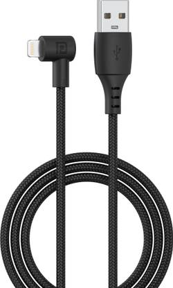 Portronics Lightning Cable 2 A 1.2 m Konnect HD Fast Charging & Data Sync