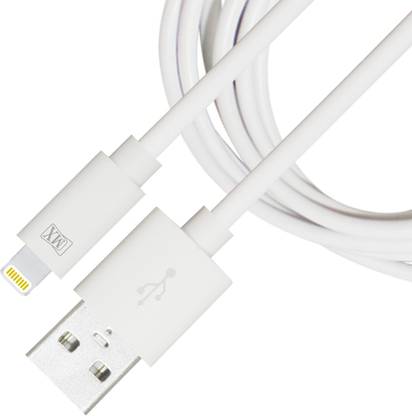 MX Lightning Cable 2.4 A 1 m Copper Braiding 8 Pin USB 2.0 for Fast Charging and Data Sync