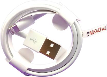 NUKAICHAU Lightning Cable 3.6 A 1.05 m Copper Braiding iPhone Lightning Cable Wire