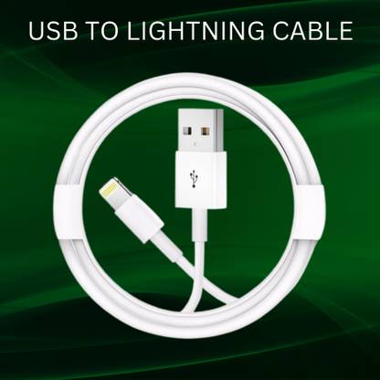 SACRO Lightning Cable 1 m USB A to Lightning Cable Fast Charger Compatible for iphone 11/12/13/14 proF466