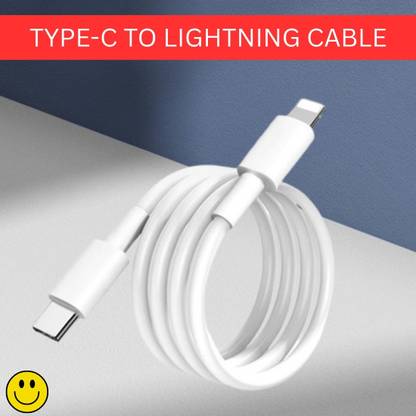 SACRO Lightning Cable 1 m USB C to Lightning Cable Mobile Charger Cable for iPhone Series 14/13/12/11X170